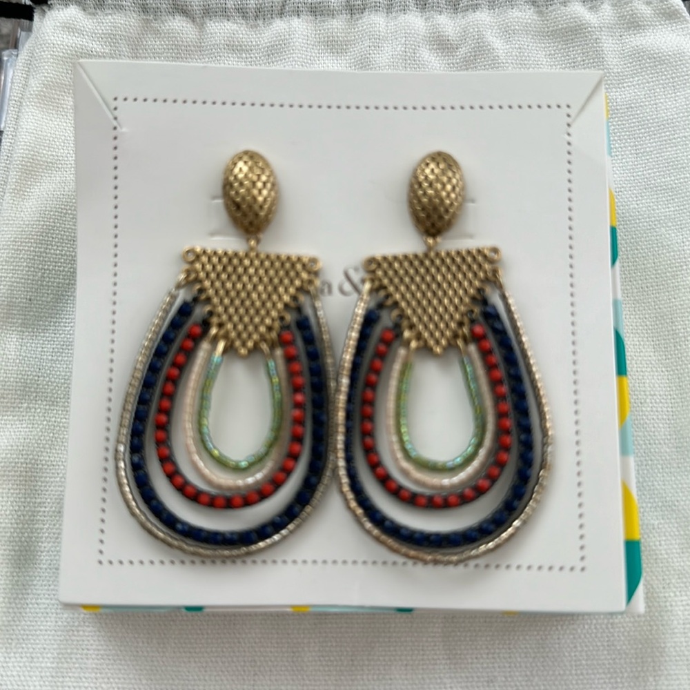 Stella & Dot Multi-Color Earrings